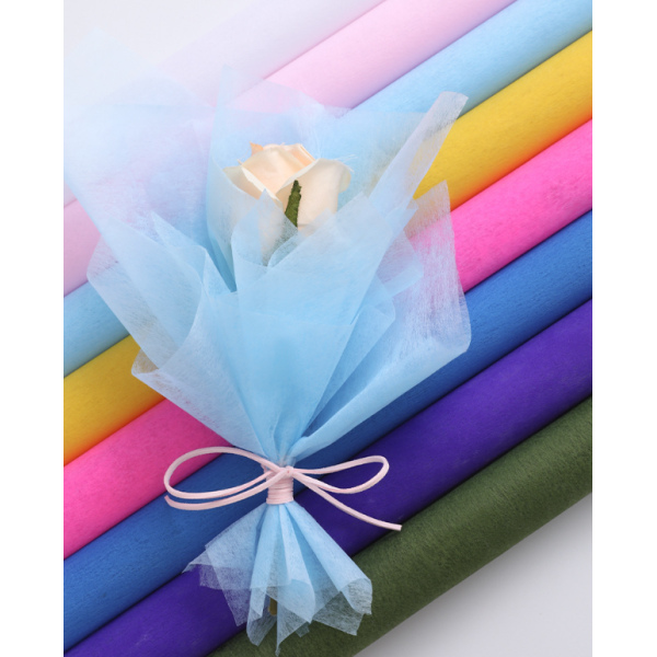 Yellow Cotton Paper Bouquet Wrapping Pack 33